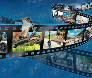 Patinete Todoterreno G2, Stock en Reino Unido y UE, Autonomía de 55 km, Neumáticos de Vacío de 10 Pulgadas, Pantalla Táctil, Frenos Electrónicos, Sistema de 7 Luces, Plegable, para Desplazamientos - Product Image 3