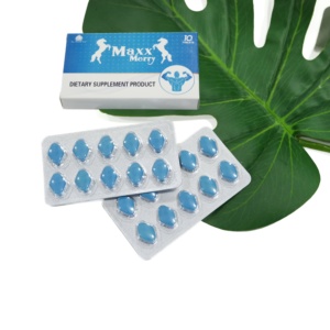 Tabletas Azules de Hierba de Cabra para la Potencia Masculina de Marca Privada - Muestras Gratis de Pastillas para la Mejora Masculina - Product Image 1