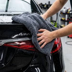 1400gsm Plush Washing <strong>Towel</strong> Gray Color Quick Car Dry <strong>Micro</strong> <strong>Fibre</strong> Absorber Synthetic Drying <strong>Towel</strong> - Product Image 2
