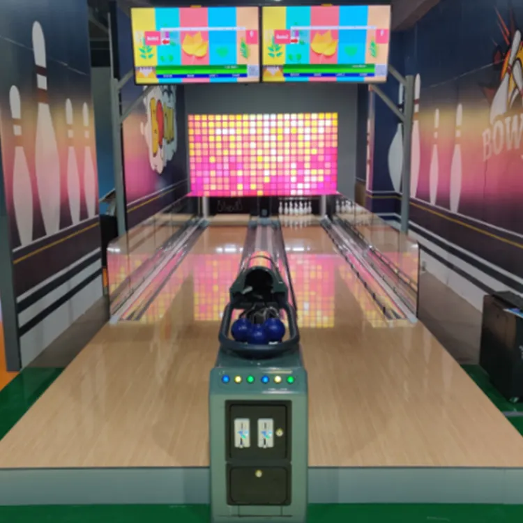 Nieuwe Technologie Intelligente Lichaam Gevoel Simulator Bowling Game Apparatuur Mini Bowling Voor Bowling Alley