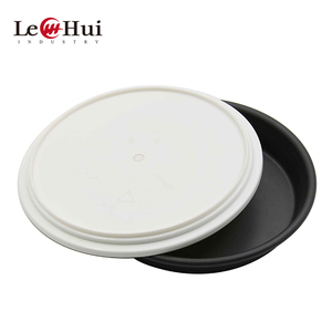 Set di teglie per <span class=keywords><strong>pizza</strong></span> da 12 pollici con coperchio in plastica, <span class=keywords><strong>teglia</strong></span> per <span class=keywords><strong>pizza</strong></span> in alluminio con coperchio in PP, strumenti per la cottura antiaderenti - Product Image 1