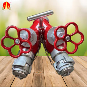 Colector de agua de hierro dúctil Siamés estándar americano, equipo de extinción de incendios y accesorio para uso en fábrica de aceite de cocina - Product Image 2