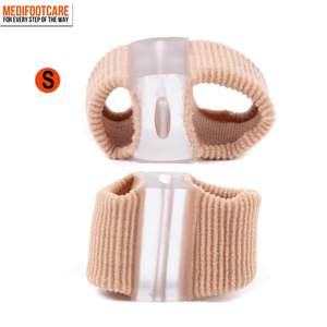 Separadores de dedos de doble orificio para el dedo gordo del pie, correctores de juanetes, espaciadores para aliviar el dedo gordo, enderezadores de dedos de gel para dedos en forma de martillo y dedos superpuestos - Product Image 2