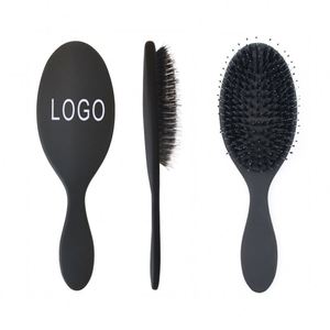Custom Logo <b>Detangling</b> Paddle <b>Brush</b> Tangle <b>Detangler</b> for Wet Dry Scalp Massage Hairbrush Boar Bristle Nylon Hair <b>Brush</b> - Product Image 2