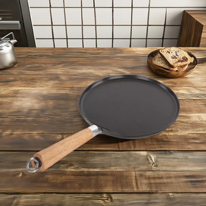 Cổ điển gang cảm ứng dưới chảo với Bakelite xử lý Stick-Resistant dày dạn Pancake đồ nấu nướng cho nấu ăn - Product Image 4