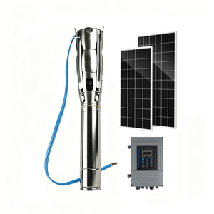 Pompe submersible solaire AC en acier inoxydable 15 CV, haute pression 200 m, pour puits profond, 11 kW - Product Image 1