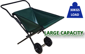 Chariot de <span class=keywords><strong>jardin</strong></span> pliable en toile léger et portable, <span class=keywords><strong>brouette</strong></span> pliable en tissu - Product Image 3