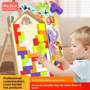 <span class=keywords><strong>Gioco</strong></span> Educativo in Legno 3D Personalizzato per Bambini, Puzzle Multifunzionale per lo Sviluppo del Pensiero Innovativo - Product Image 2