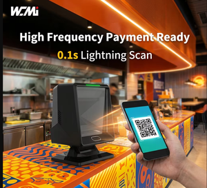 Lecteur de codes-barres 2D de bureau WCMi A76 pour paiement rapide par QR, lecture éclair en 0,1s pour restaurant, portefeuille mobile, <span class=keywords><strong>Apple</strong></span> Pay - Product Image 1