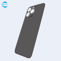STAROZON - Cristal Trasero para Teléfono con Orificio Grande, Fácil de Instalar, para iPhone 11 12 13 14 Mini Pro Max, Piezas de Repuesto para Reparación de Cristal Trasero