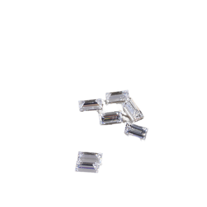 Diamant de laboratoire HPHT cultivé en laboratoire, taille baguette à étages, diamant HB, diamant Melee, couleur E, clarté VS, excellente taille, pierre non montée - Product Image 2