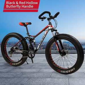 Mountain Bike 26 Pollici Fat Bike Full Suspension MTB Bici da Downhill Bicicletta Uomo 21 Velocità Freno a Disco Doppio Bici Gravel Vendita all'Ingrosso - Product Image 3
