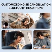 Confort silencieux de haute qualité 49 heures de lecture 5.3 Casque antibruit sans fil Bluetooth Casque supra-auriculaire Pro(ANC)