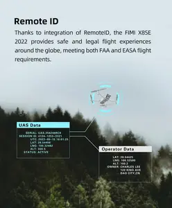 2024 FIMI дальнего действия GPS Дрон настоящий 4K аэрофотосъемка 10 км передача изображения складной портативный профессиональный Дрон