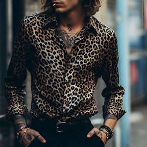 ชุดเดรสผ้าฝ้ายแท้สำหรับผู้ชายเสื้อเชิ้ตแนวยุโรปแขนยาวธุรกิจยับฟรีใหม่ล่าสุด - Product Image 4