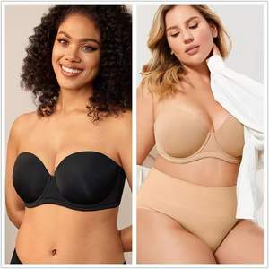 Venta al por mayor y personalización: Sujetador acolchado de alta calidad, fino, de corte alto, para uso diario, copa completa, tallas grandes, copas 34-42 D E F G GG H HH J - Product Image 4