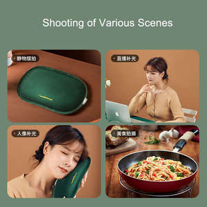 Kit de Panel de Luz LED con Soporte Superior, Iluminación de Estudio Regulable de 3 Colores para Transmisiones en Vivo, YouTube y Grabaciones de Belleza - Product Image 3