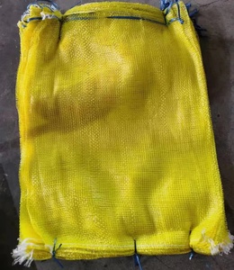 Chất lượng cao PP lưới túi rau trái cây có thể tái chế Dây Rút Xử lý chất lượng tốt vận chuyển khoai tây hành tây cam ngành công nghiệp - Product Image 4