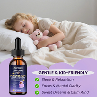 VitaSpring Gouttes de Magnésium Liposomal pour Enfants – Soutien Immunitaire et Sommeil – Complément de Magnésium Liposomal Complexe pour Enfants