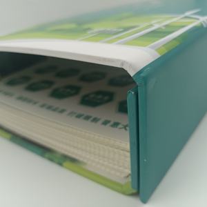 Boîte d'échantillon personnalisée couleur verte reliure à anneaux papier offset pour matériaux <span class=keywords><strong>de</strong></span> construction papier peint catalogue thème <span class=keywords><strong>de</strong></span> la <span class=keywords><strong>santé</strong></span> <span class=keywords><strong>de</strong></span> l'air - Product Image 6