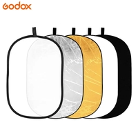 Réflecteur Godox 5-en-1 Ovale Portable Pliable Multi-Disque pour Studio Photo, Éclairage Appareil Photo et Diffuseur