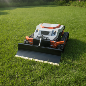 Tondeuse robot à chenilles en caoutchouc tout-terrain, essence, télécommande sans fil, pour pentes montagneuses et pelouses, livraison gratuite - Product Image 1
