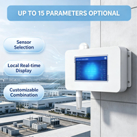 Moniteur d'air mural multi-paramètres pour intérieur, détecteur de température et d'humidité RS485 pour applications CVC
