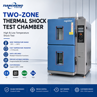 Cámara de Choque Térmico de Dos Zonas de Alto Rendimiento, de -70 °C a 150 °C, con Control PLC de Precisión