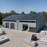 Almacén de Materiales de Construcción de Acero Prefabricado, Depósito de Suministros para Contratistas, Centro de Distribución de Ferretería