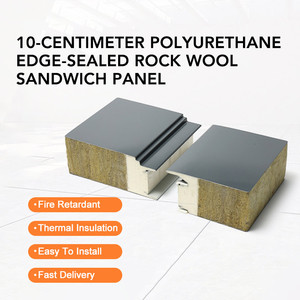 แผ่นฉนวนกันความร้อนแบบแซนวิช โพ<span class=keywords><strong>ล</strong></span>ียูรีเทน <span class=keywords><strong>ร็</strong></span><span class=keywords><strong>อค</strong></span><span class=keywords><strong>วู</strong></span><span class=keywords><strong>ล</strong></span> ปิดขอบกันไฟ สำหรับโรงงานขนาดใหญ่ โกดัง และอาคารโรงงานต่างๆ - Product Image 2