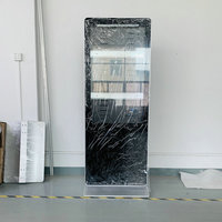 Écran tactile LED avec cadre en aluminium, kiosque sécurisé, affichage numérique, armoire publicitaire
