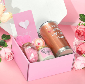 Nouvelles idées 2024 luxe rose Spa Box mère saint valentin <span class=keywords><strong>cadeau</strong></span> panier relaxant bébé bain demoiselle d'honneur obtenir bien bientôt cadeaux pour les femmes - Product Image 6