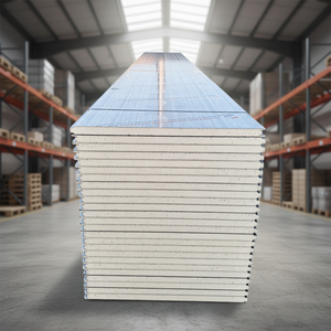 Panel Sándwich de PU con Alta Tolerancia a la Humedad para Techos, Mercado de Flores, Sala de <span class=keywords><strong>Subastas</strong></span>, Superficie Fácil de Limpiar - Product Image 1
