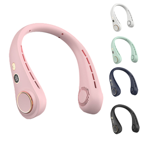Ventilador Eléctrico Recargable USB para Colgar en el Cuello, Portátil para Deportes al Aire Libre, Viajes, Camping, Coche, Hogar, Hotel, RV, Ventilador de Aire Frío para Montar en Bicicleta - Product Image 1