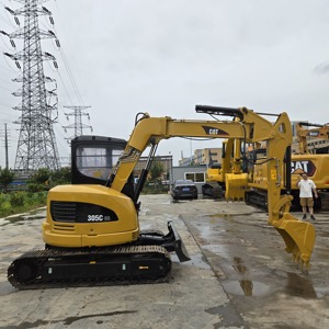 Excavatrice C-A-T 305CCR de 5,32 tonnes, mini-excavatrice sur chenilles d'occasion, 36,7 kW, équipement de construction à vendre - Product Image 2
