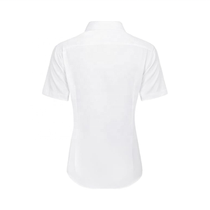 Cotton Short Sleeve Dress Shirts Button-Down Stretch Formal Blouses Summer Business <strong>Work</strong> <strong>Waterproof</strong> Embossed Wrinkle-Free Casual - Product Image 4