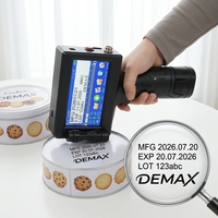 Imprimante à jet d'encre portable DEAMX pour surfaces planes, carton, papier, plastique, métal, boîte, pot, codeur de date et de date d'expiration, CE RoHS, directement de l'usine