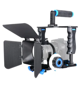 RD DSLR Rig Camera Cage Kit C200 Système de stabilisation portable Vidéo Rig pour Canon 5D Mark III IV 6D <span class=keywords><strong>7D</strong></span> Nikon D7200 <span class=keywords><strong>Sony</strong></span> A7 GH5 - Product Image 5