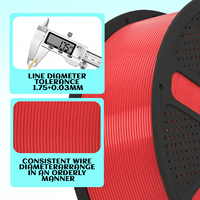 Filament PLA 3D Lanzhike, enroulement soigné, plastique pour imprimante 3D, diamètre 1,75 mm, 1 kg, PLA extrudé de base, 190-240°C