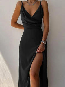 Une nouvelle robe super longue sans manches imprimée pour femmes printemps et été - Product Image 3