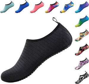 गैर-पर्ची आउटडोर समुद्र तट तैरने पानी की त्वचा जूते कारखाने थोक कस्टम लोगो सभी-इलाके नंगे त्वरित-शुष्क एक्वा मोसा मोजे पर आसान/बंद - Product Image 1