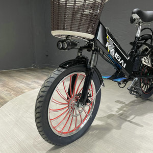 Bicicleta deportiva de 2 ruedas de alta calidad, patinete eléctrico con neumático ancho, bicicleta eléctrica plegable de 500w, b - Product Image 3