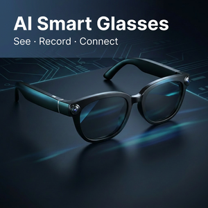 Gafas Inteligentes con Cámara, Carga Magnética, Transferencia WiFi, Control Táctil/Wi-Fi, Altavoz, Gafas Inteligentes con Grabación de Fotos y Vídeos - Product Image 2