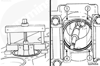 Herramientas cilindro liner extractor 3376015 fj-c-016 para N/K universal