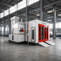 Cabine de peinture homologuée UL, Cabine de peinture SLIDE Global Finishing Solutions, Four de séchage automobile, État neuf