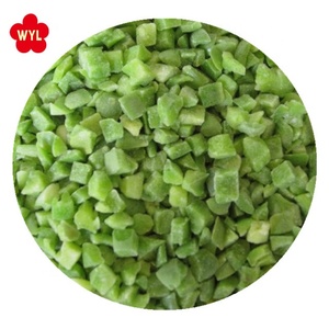 Poivron rouge entier biologique congelé IQF Piment frais blanchi Tranche <span class=keywords><strong>de</strong></span> paprika en vrac certifié Halal Piment fort haché Motif - Product Image 1