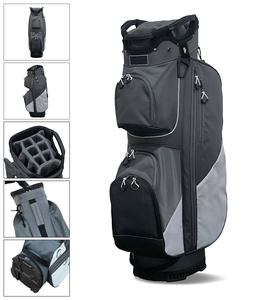 Sac de <span class=keywords><strong>golf</strong></span> isotherme CUSTOM ASL001 en PU imperméable, 10 compartiments, sangle réglable, multiples poches de rangement, température contrôlée, portable - Product Image 2