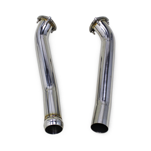 사용자 정의 헤더 스트레이트 다운 파이프 애스턴 마틴 V8 밴티지 4.7 2009-2022 경주 스포츠카 무료 흐름 파이프 SS304 배기 머플러 - Product Image 1