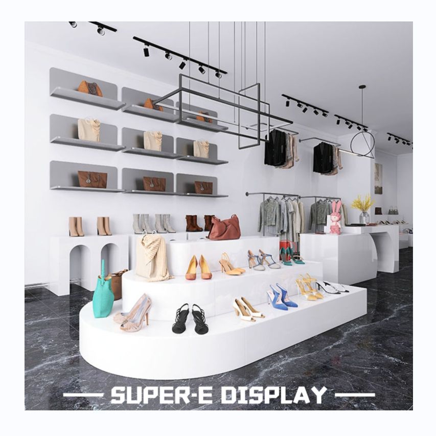 Modern Shoe Shop Interior Design Stylish Functional