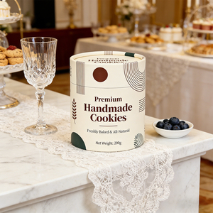 <span class=keywords><strong>Tubo</strong></span> de Papel de Grado Alimenticio Personalizado para Envasado de Galletas Wafer - Product Image 4